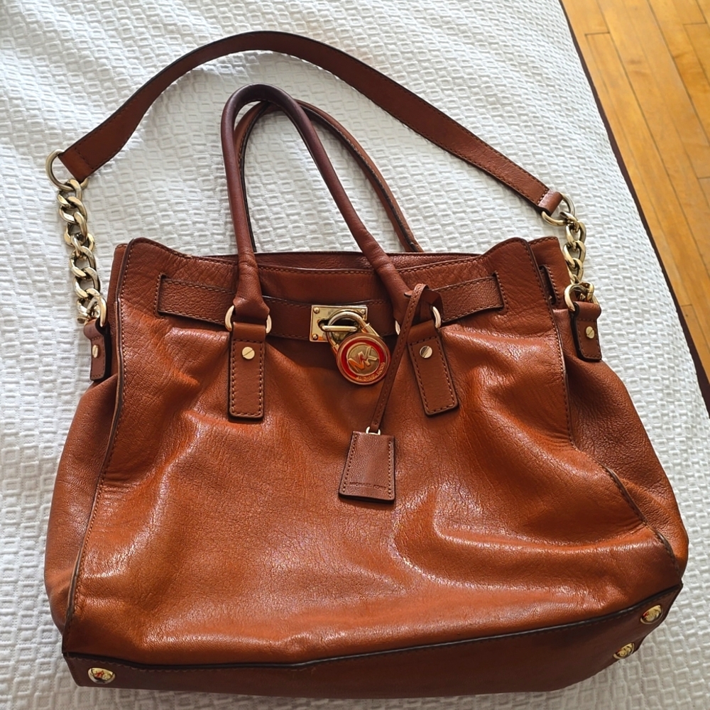 Michael Kors Hamilton leather bag